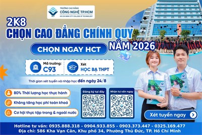 Nhận hồ sơ nhập học cao đẳng chính quy từ nay đến 24 tháng 8